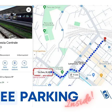 Lombardo's Family - Free Private Parking 700m From The Station! Апартаменты Специя